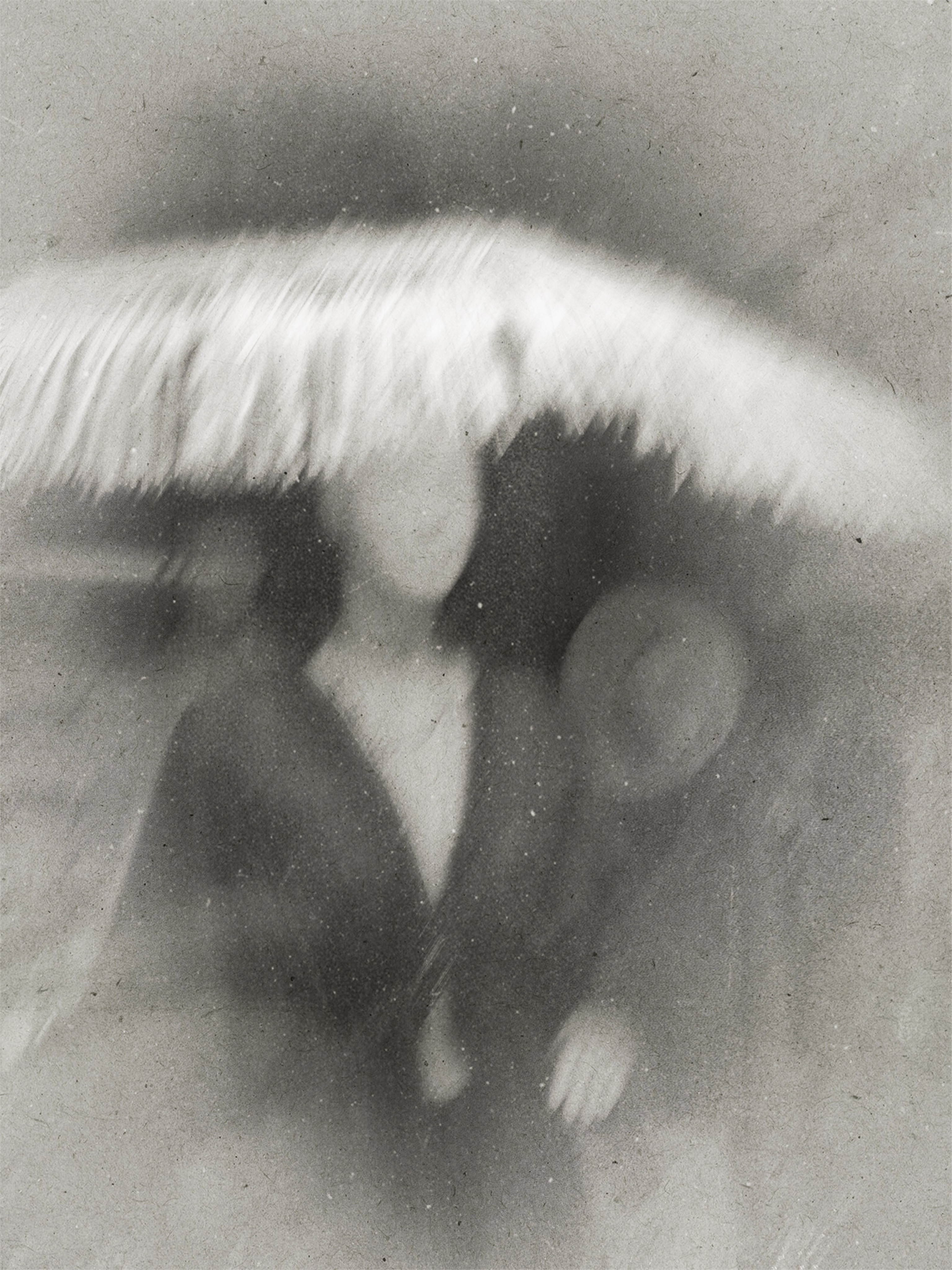 Something spins above her â a vortex, an umbrella, time itself. Her face stays still while everything else turns. Maybe thatâs how you survive: letting the world move around you, without giving in to the motion.
#experimentalphotography #filmphotography #blackandwhitephotography #analogvibes #motionblur